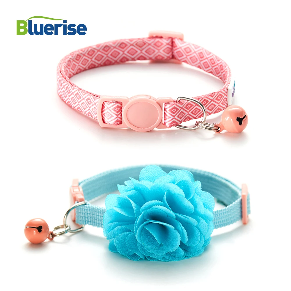 BLUERISE2Pcs персонализированные ошейники с колокольчиками для кошек и собак наборы