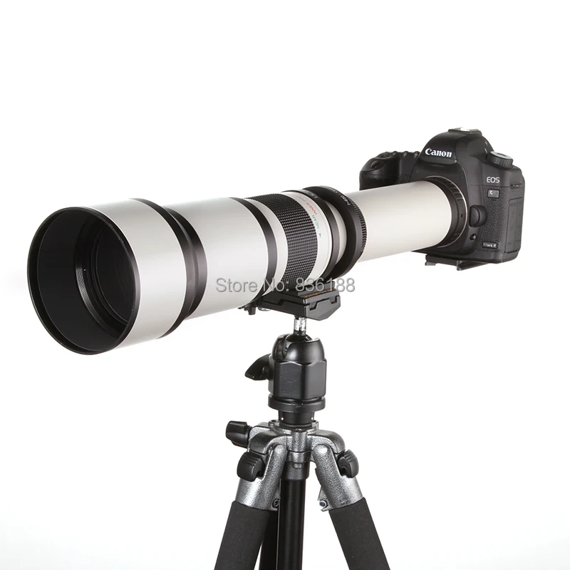 JINTU белый 650 1300 мм MF suppuer набор телеобъективов + T2 адаптер чехол для Pentax K X R 7 5 5II K10 K20
