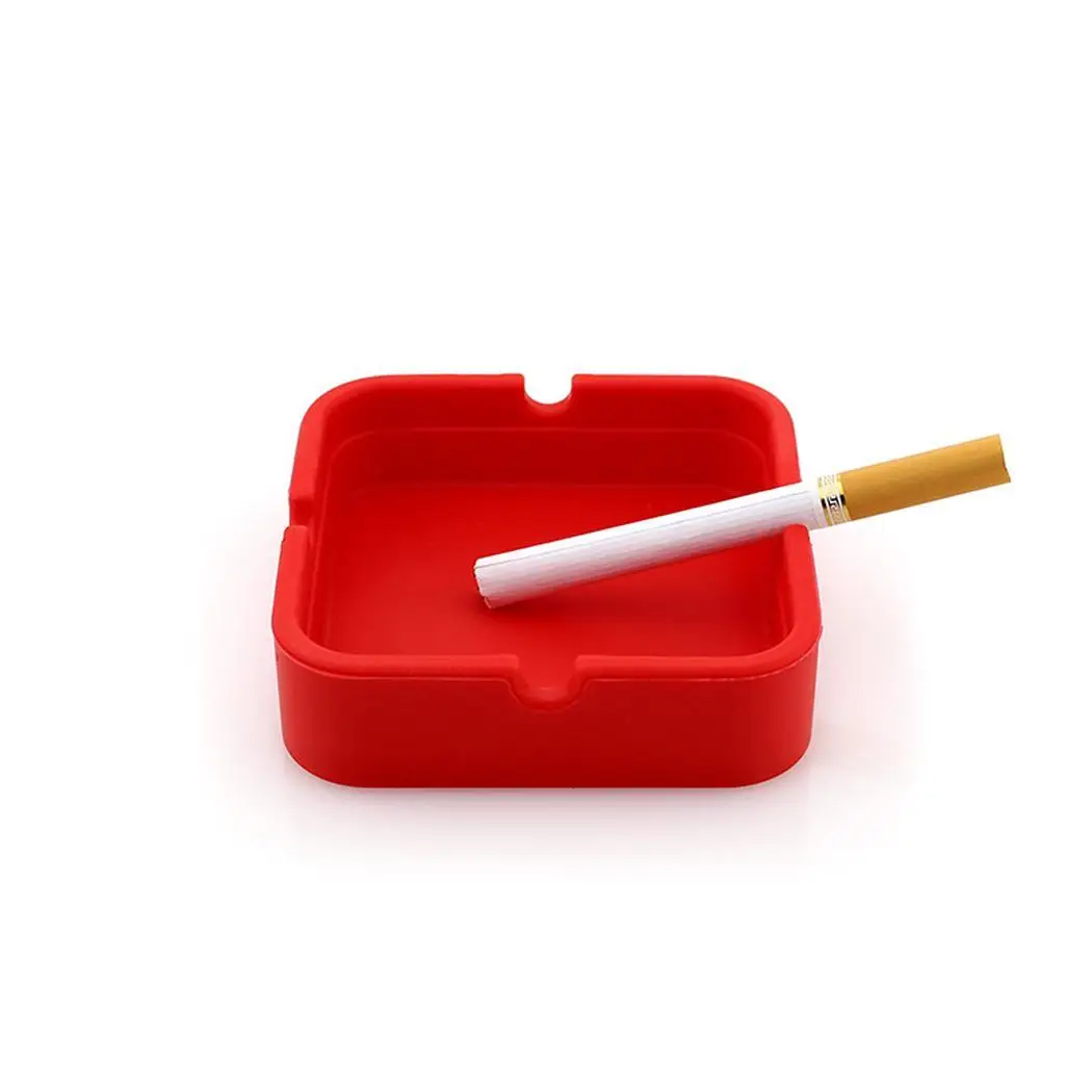 Fall Shape Green 52g Lightweight Ashtray Solid Eco-Friendly Square Yellow Red Black Blue Resistant | Дом и сад