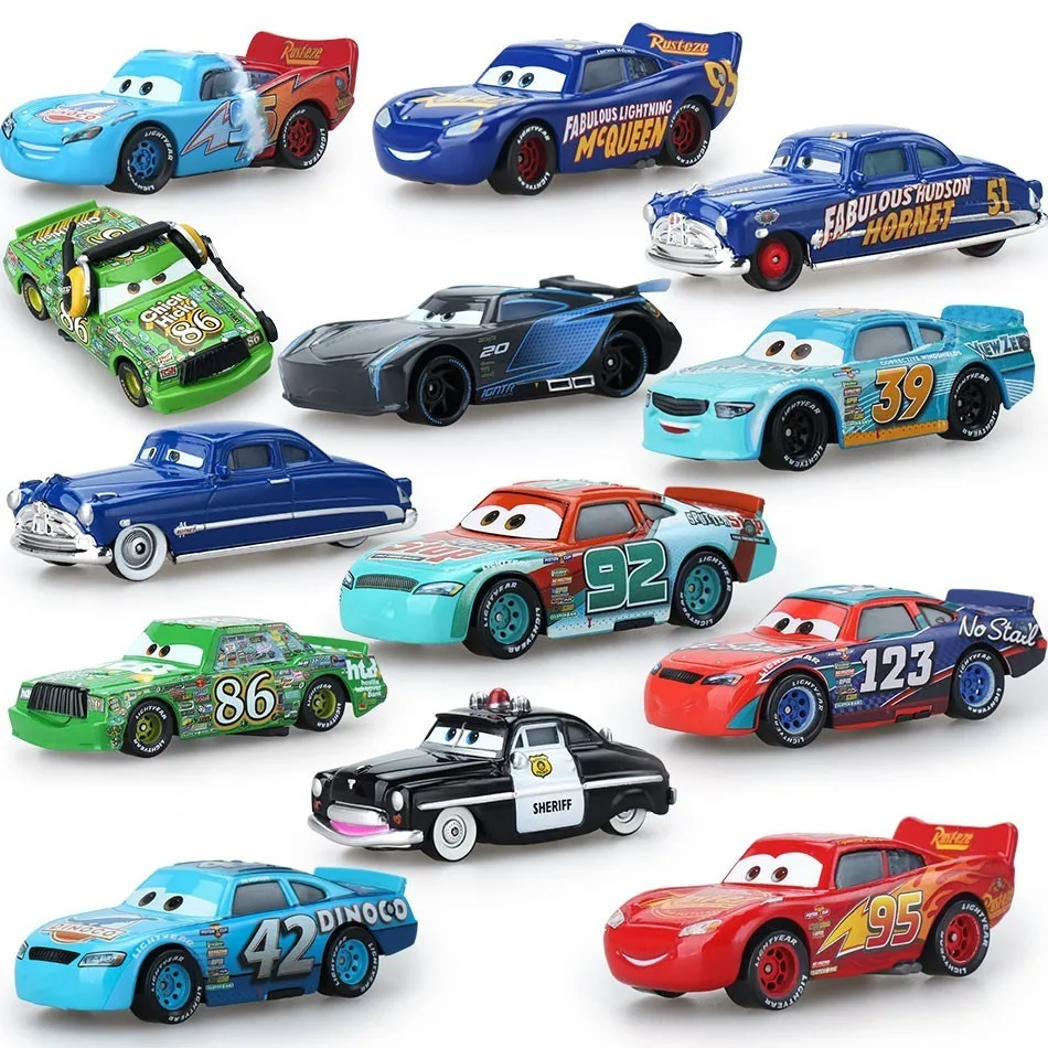 Disney cars вечерние принадлежности Pixar игрушки молния McQueen Jackson Storm Mack 1:55 литой