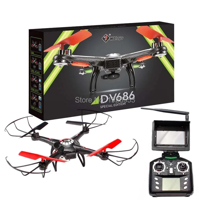 Квадрокоптер WLtoys V686G FPV 2 4 ГГц канала 5 8 FPV|Радиоуправляемые вертолеты| |