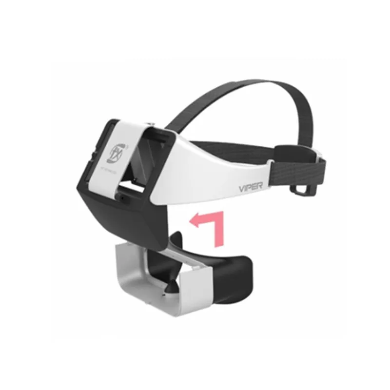 Новый V2.0 версия FXT VIPER 5 8 ГГц разнообразие HD FPV очки с DVR встроенный рефрактор для