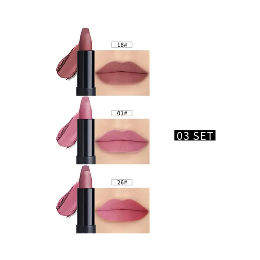 Косметика для макияжа матовая долговечная водостойкая мягкая упаковка губная