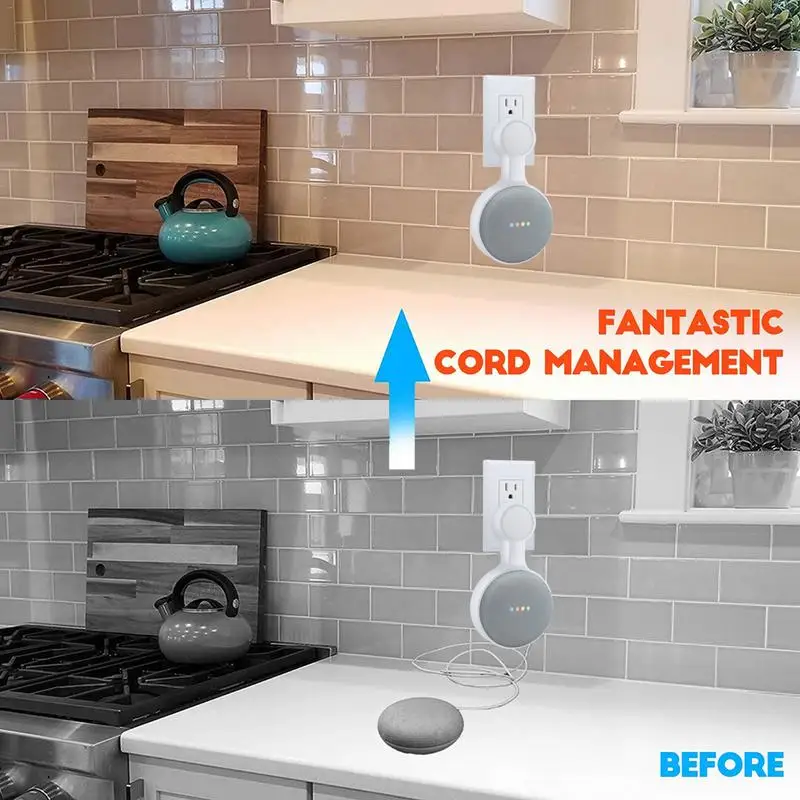 Настенный держатель подставка для Google Home Мини Компактный аксессуары очки