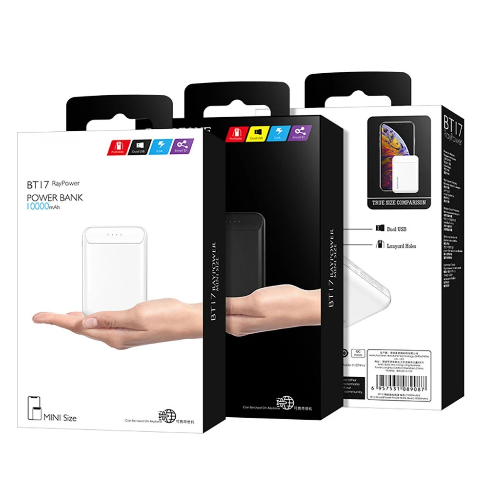 KISSCASE 10000 мАч Путешествия Два порта банк питания для iPhone Huawei мини мобильного