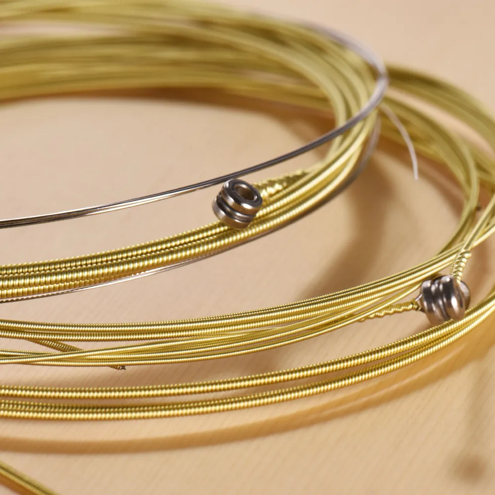 Alice A406 Series 6pcs Acoustic Guitar Strings Folk String Set Stainless Steel Wire Core Coated Copper Alloy Wound | Спорт и
