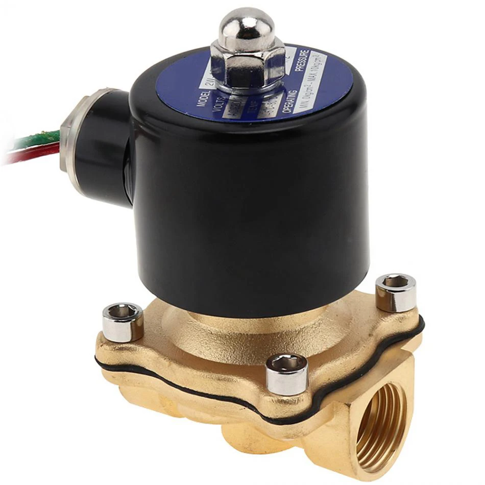 Латунь высокого давления пара Электрический электромагнитный процесс клапан NBR