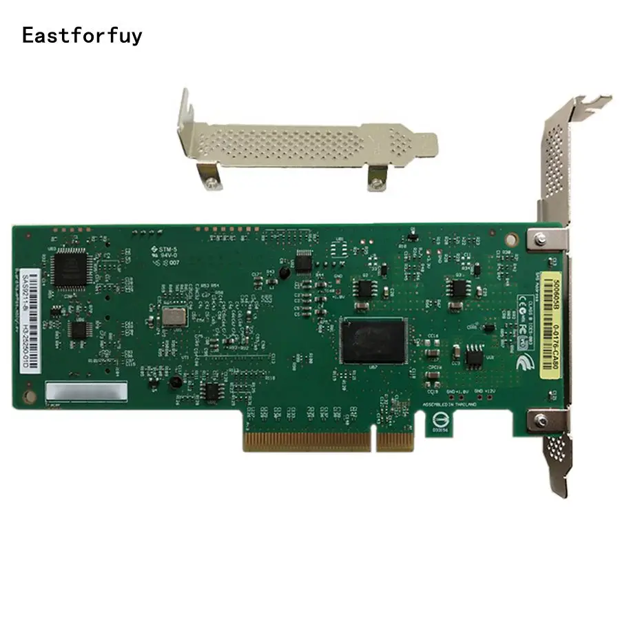 Eastforfuy New OEM LSI SAS 9211-8I LSISAS2008-IT 8 Port NO-RAID HBA JBOD SATA SFF8087 6Gb PCI-E 2.0 X8 Controller Card | Компьютеры и