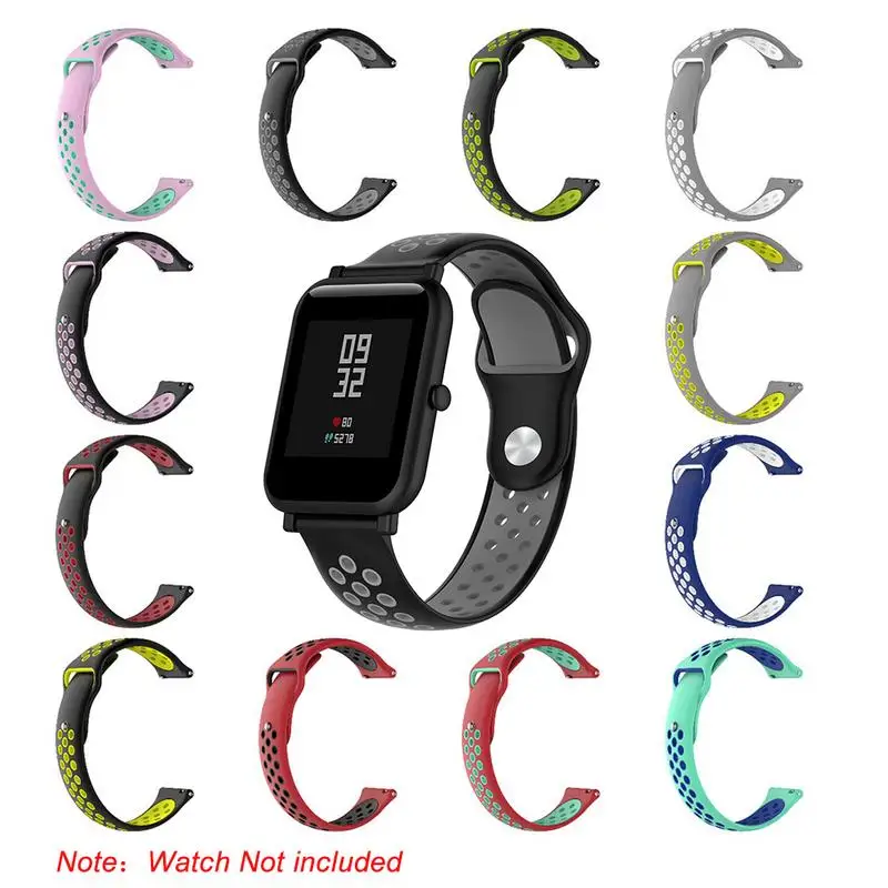Горячая продажа силиконовый спортивный кожаный ремешок для часов Huami Watch Band Amazfit