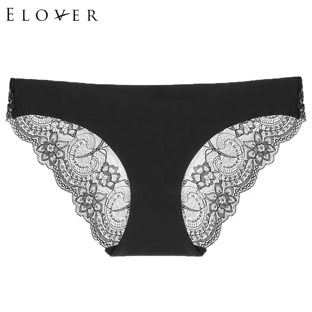 Сексуальное женское нижнее белье Elover прозрачное кружевное лоскутное с низкой