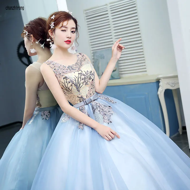 Милые 16 платьев Свадебные Длинные вечерние платья длина до пола Vestido de Debutante Para 15