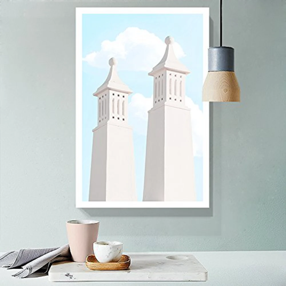 

Modern Concise Nordic Posters and Prints Abstract Artwork Wall Art Pictures for Living Room Office Bar Home Decor Canvas Frame