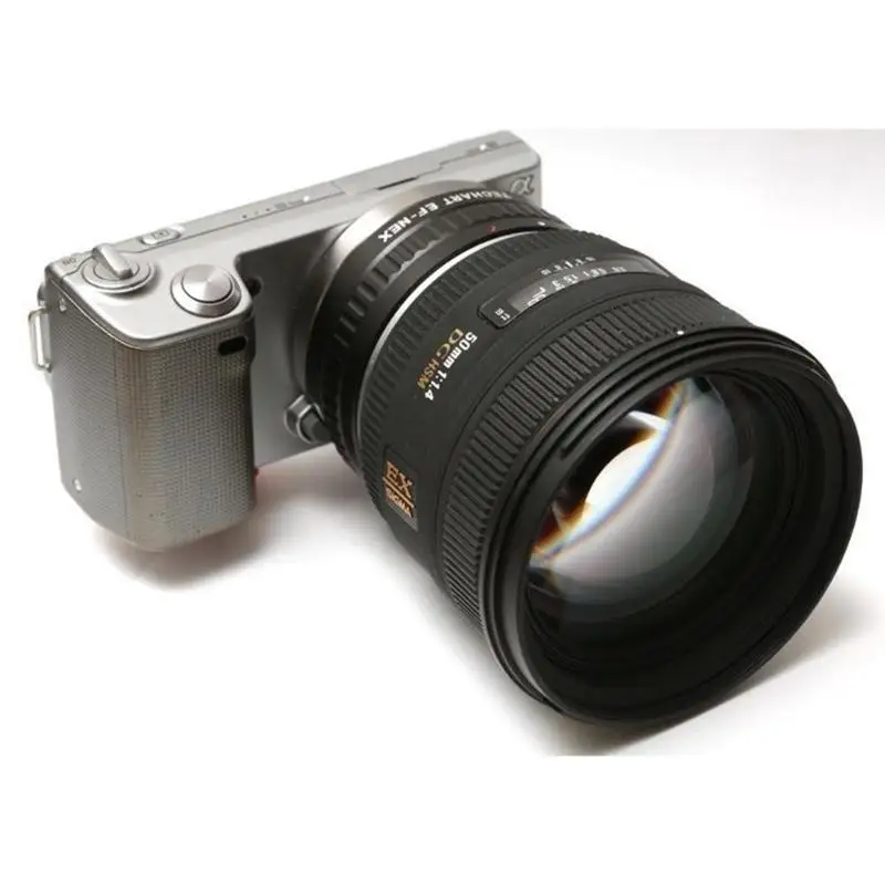 Commlite AF адаптер для Canon EOS EF S объектив sony NEX E mount Камера Встроенная функция ручной