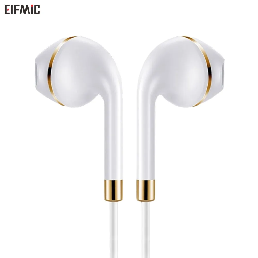 Оптовая продажа ELFMIC 3 5 мм проводной вакуумные наушники для iphone xiaomi samsung huawei с