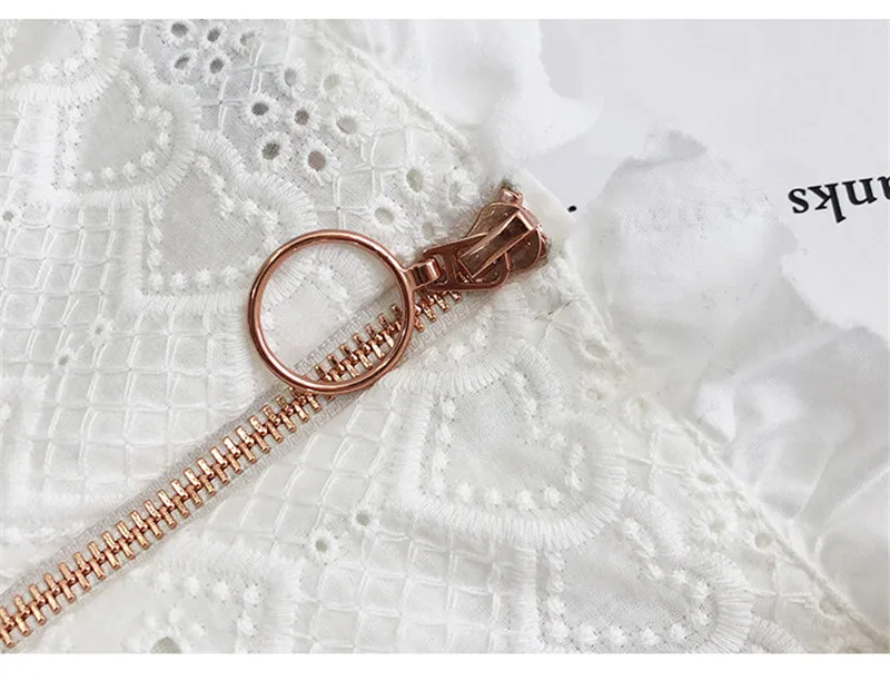 Summer 2019 New Arrival Sexy Women White Lace Tops Shorts Mini Cute Elegant Slash Neck Lady Party Holiday Blouses Clothes |