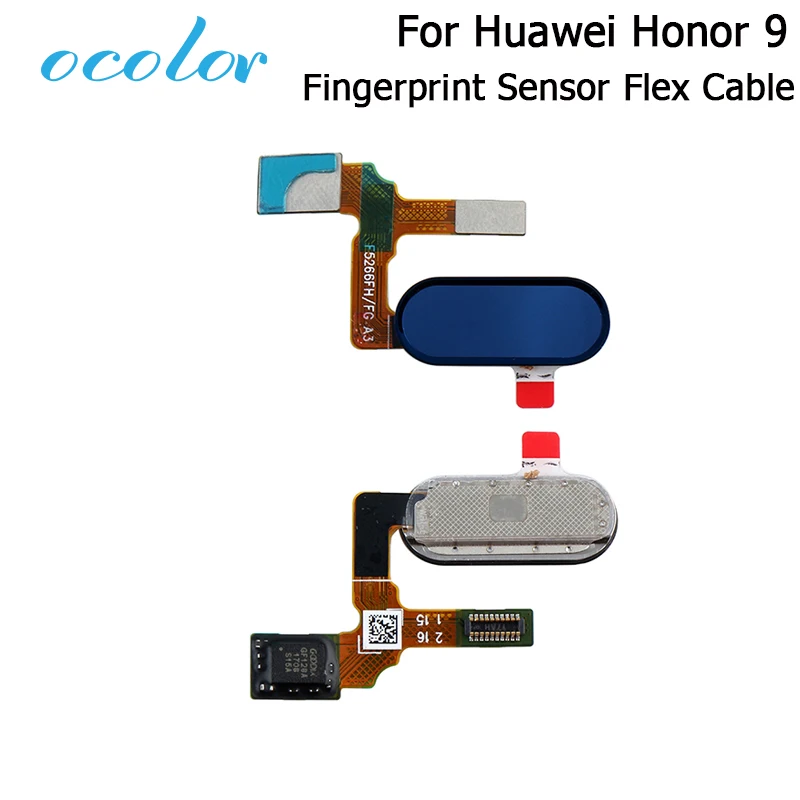 Ocolor для Huawei Honor 9 сканер отпечатков пальцев кабель Замена Кнопка возврата