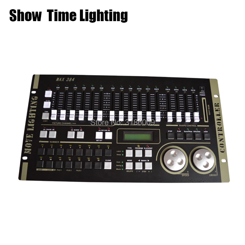 

SHOW TIME Max 384 DMX Controller Stage light DMX Master console for XLR-3 led par beam moving head DJ light stage effect light