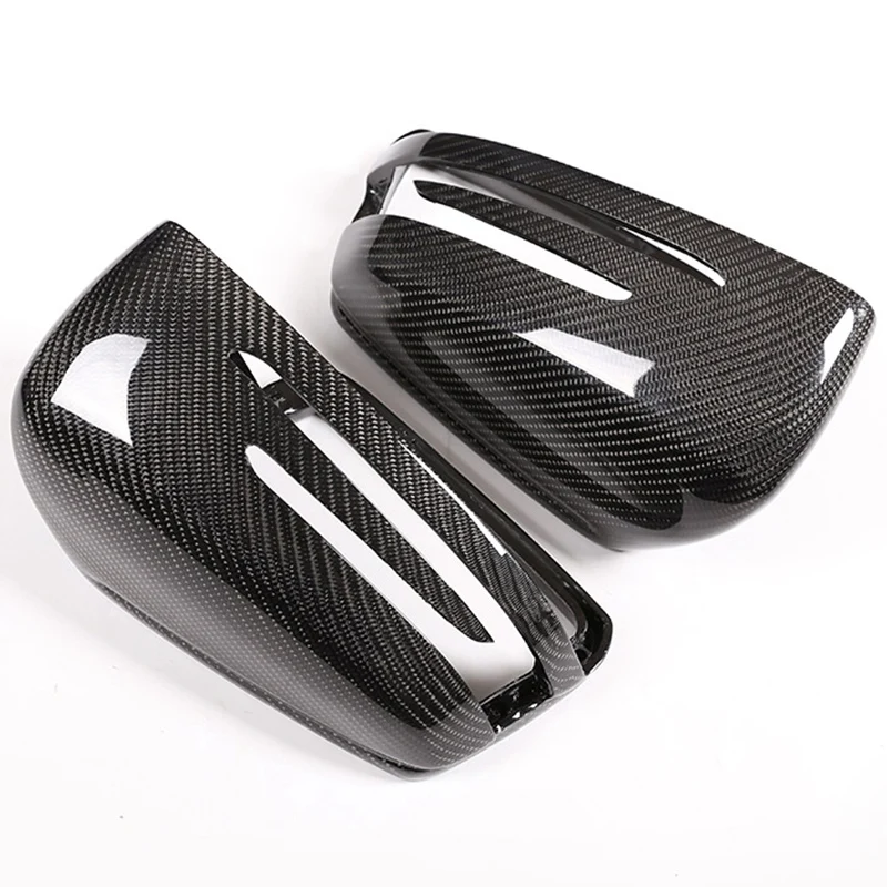 2X Real Carbon For Mercedes Benz A W176 B W246 C W204 E W212 Cla W117 Gla X156 Glk X204 Cls Class W218 Rear View Mirror Cap Co | Автомобили