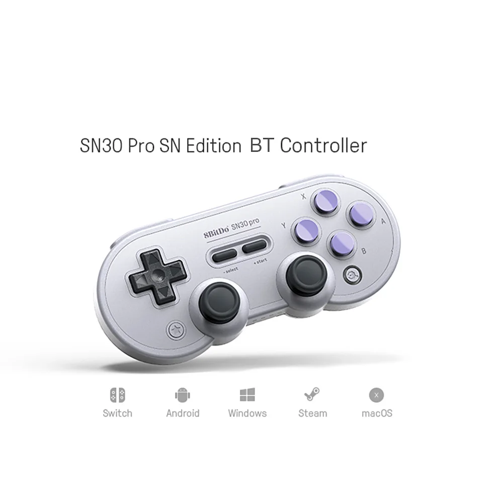 Bluetooth геймпад 8bitdo SN30 PRO ретро классический контроллер BT для переключателя