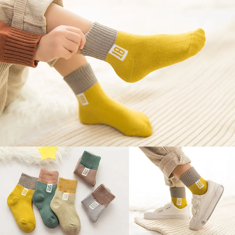 

Children's socks Winter cotton stockings for boys and girls