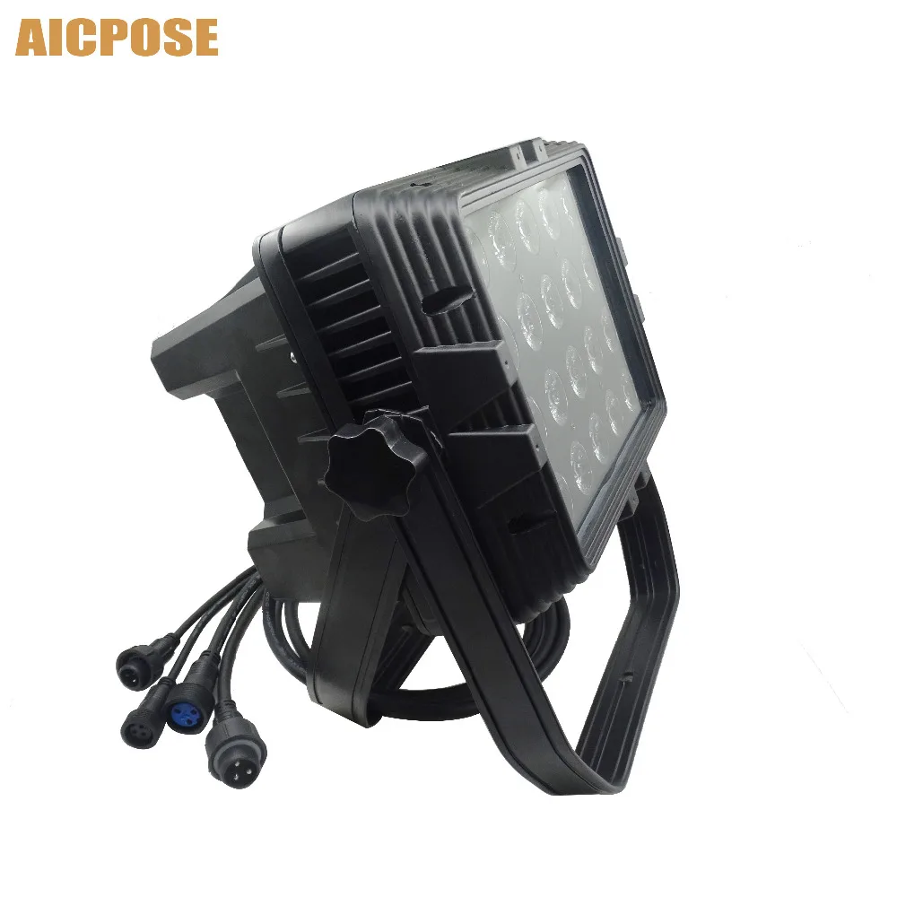 

20x18w IP65 Waterproof Outdoor Wall Wash Light RGBW 4in1/RGBWA 5in1/RGBWA UV 6in1 Led Waterproof Stage Lighting Square Par Light