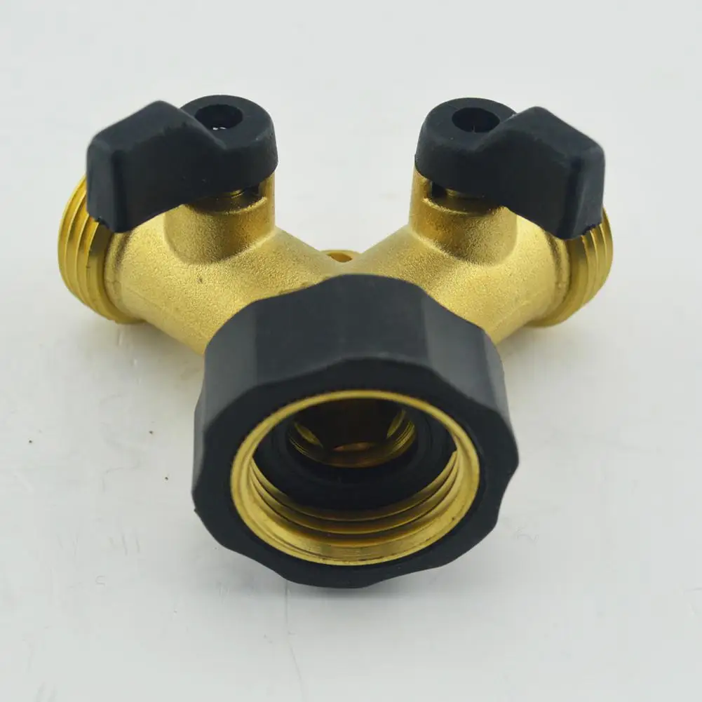 Медный Y шунт 3/4 резьба шаровой кран для воды разветвитель орошения