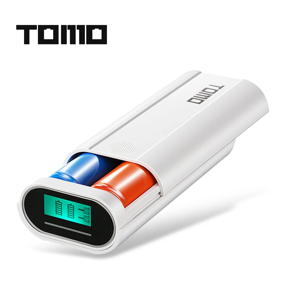 Оригинальный TOMO M2 DIY умный внешний аккумулятор 2X18650 литий ионный зарядное