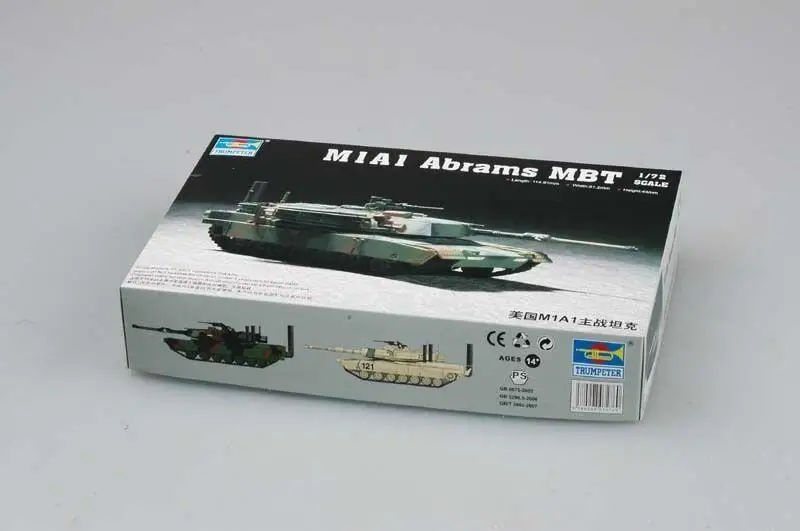 Trumpeter 1/72 07276 M1A1 Abrams MBT|Наборы для сборки моделей| |
