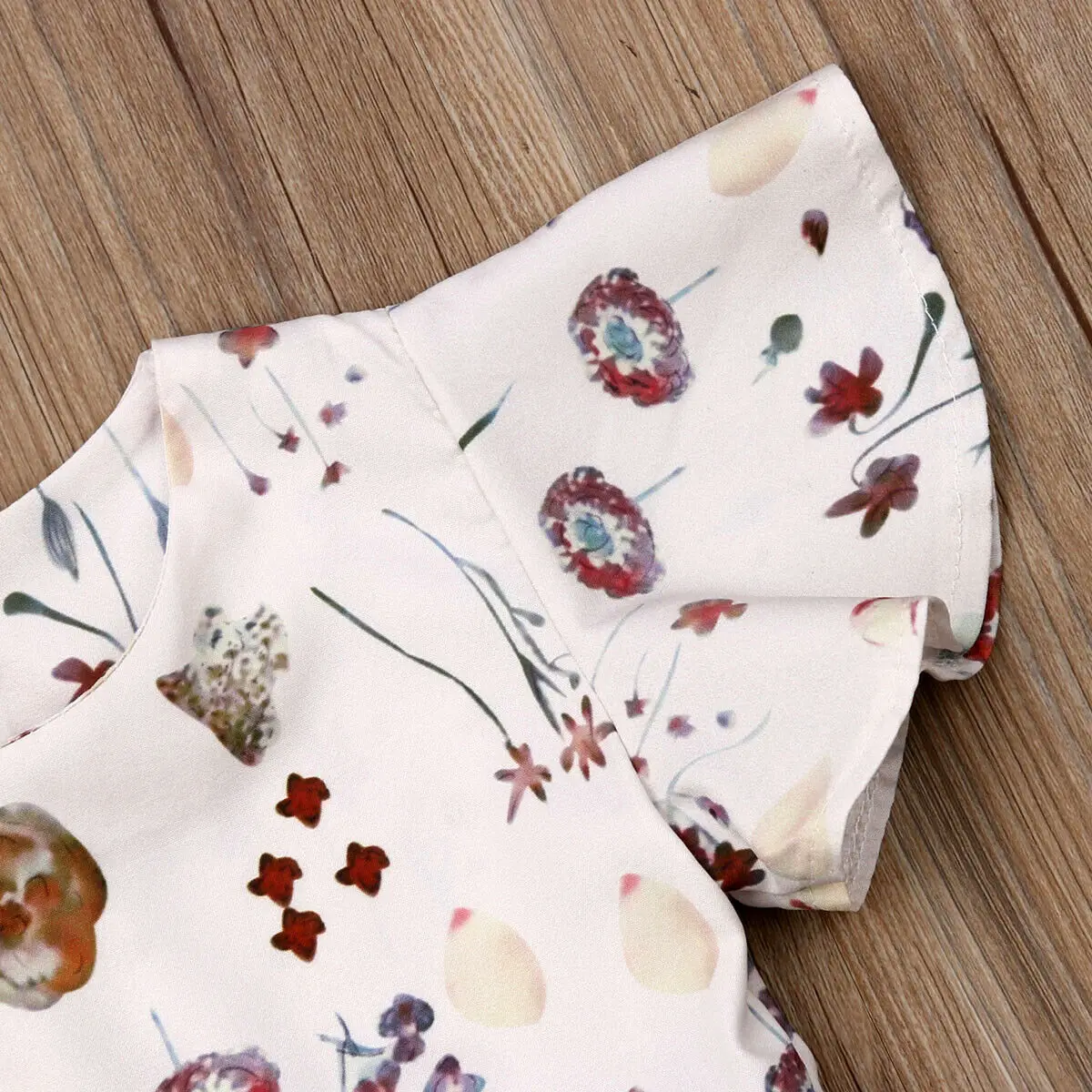 Summer Infant Kid Baby Girl Flower Dress 2-7Y Ruffles Sleeve Floral Print Princess Boho Holiday | Детская одежда и обувь