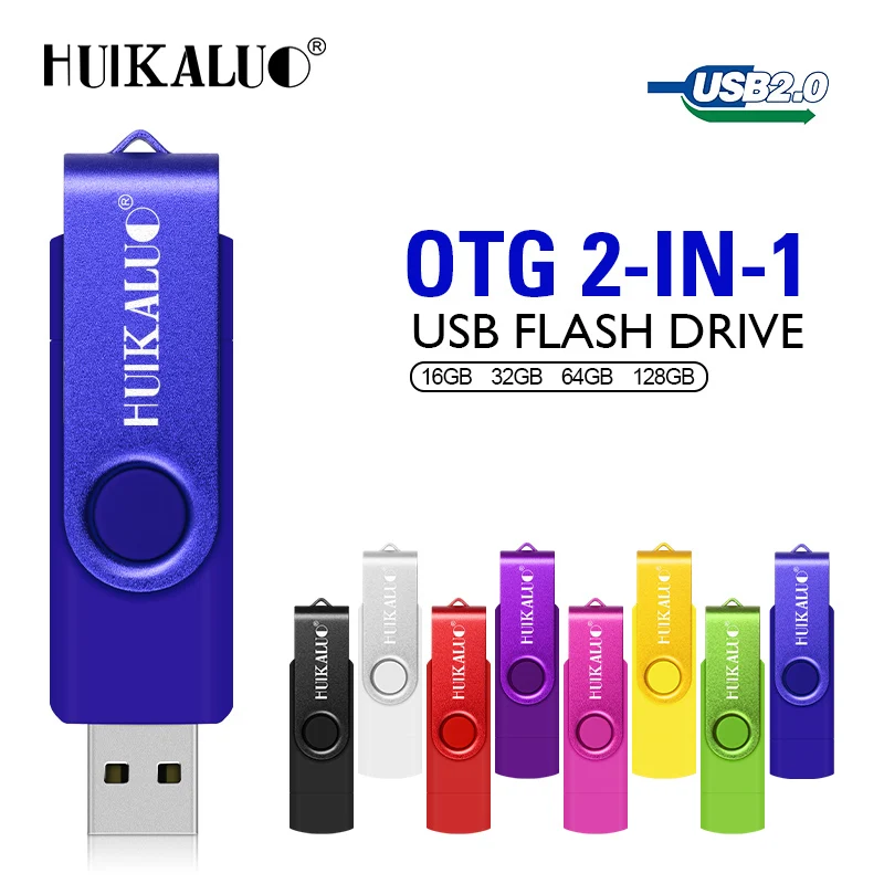 OTG USB Флеш накопитель 4 Гб флешки 8 gb cle usb 16 32 memory stick 64 из металла флэш для телефона