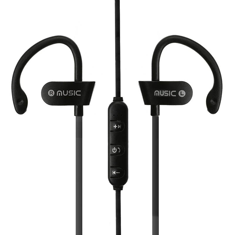 Беспроводная Bluetooth 4 1 Спортивная гарнитура с защитой от пота стереонаушники