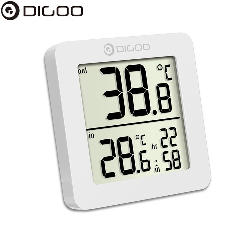 DIGOO DG-TH01 Мини ЖК Цифровой термометр Многофункциональный Крытый Открытый зонд Датчик температуры