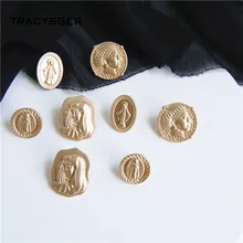 BM ER30796/TRACYSGER/Винтажные серьги Девы Марии серьги|Серьги-подвески|