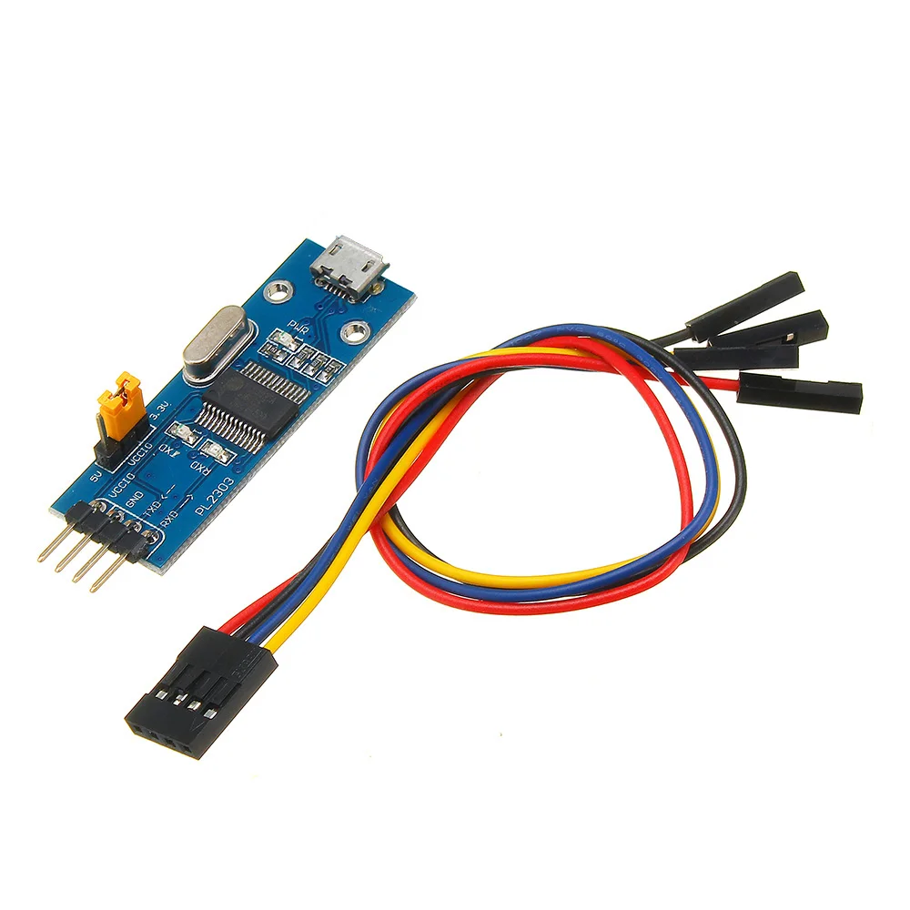 LEORY PL2303 USB к UART TTL конвертер мини плата LED TXD RXD PWR 3 V/5 V Выход серийный модуль