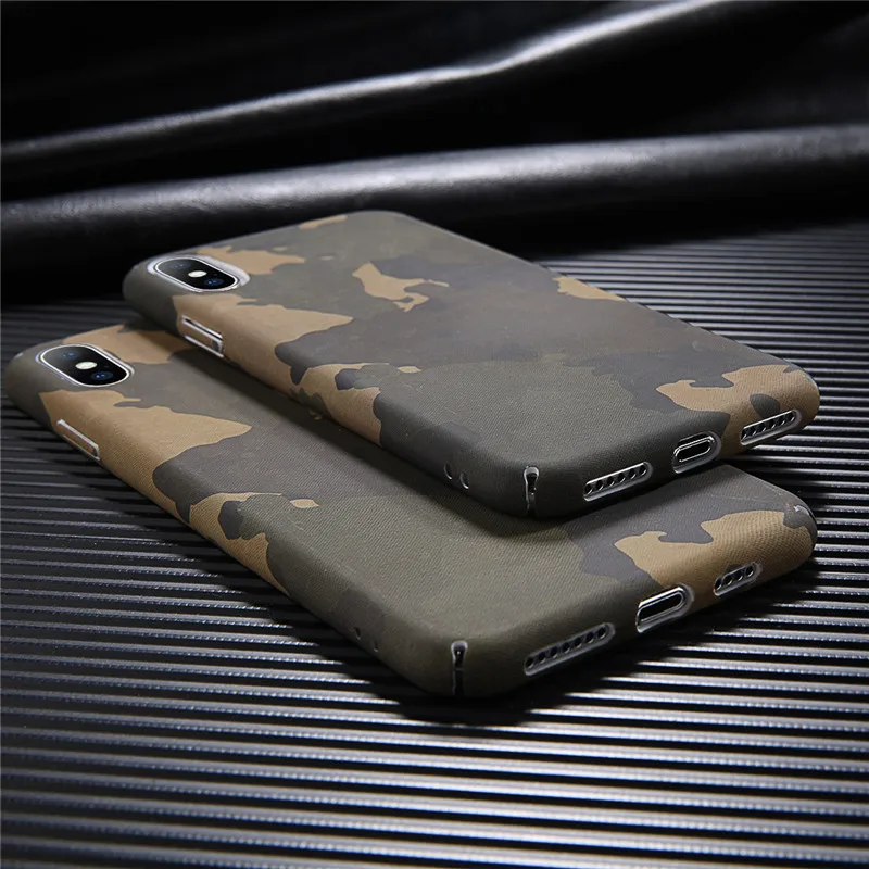 Lovebay Sports Army Green Camouflage Case For iPhone 6 6S 7 8 Plus X XR XS Max Camo Hard TPU Silicon Cover Shell Fashion Fundas |