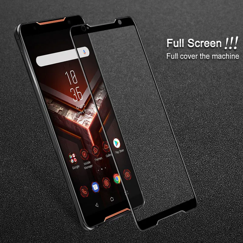Для ASUS ROG PHONE ZS600KL Asus Phone II ZS660KL Rog 2 Закаленное стекло пленка Imak Pro + полная защита
