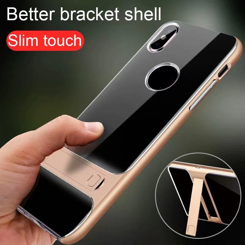 Противоскользящий Жесткий ПК + ТПУ Fundas Capa корпус для iPhone X XS MAX XR ультра тонкие