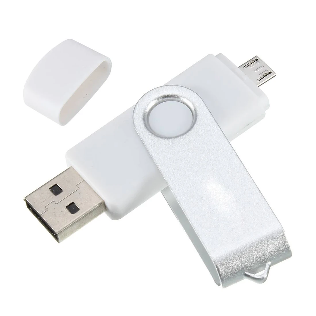 USB мини флеш накопитель 16GB 2 0 OTG для удобного ПК белый|USB флэш-накопители| |