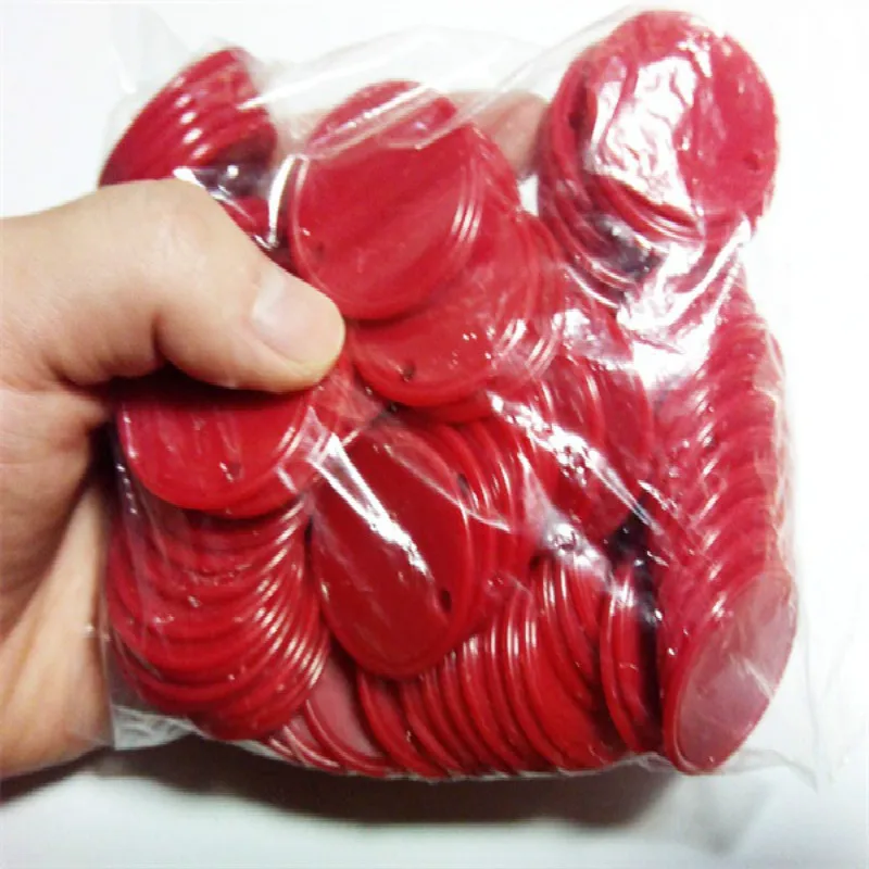 100 шт./компл. Внешняя торговля Новый продукт пластиковая чиповая монета вместо