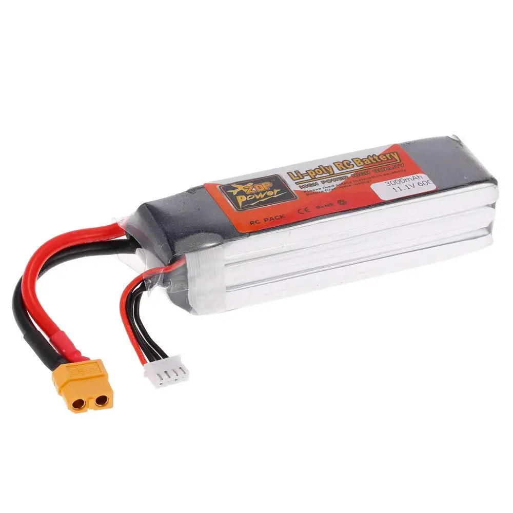 ZOP POWER 3S 11 1 V 3000mah 60C высокая скорость XT60 разъем Lipo батарея для F330 350 450 FPV