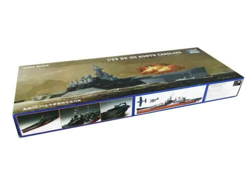 Trumpeter 05303 1/350 USS BB-55 North Carolina линкор Warship Model Kit TH05709-SMT2 | Игрушки и хобби