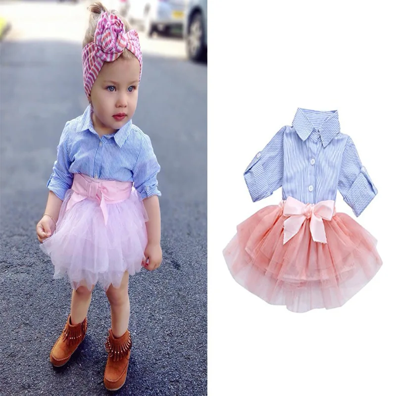 Осенне-зимняя блузка с цветами для девочек 1 шт. сетчатые платья милое бальное