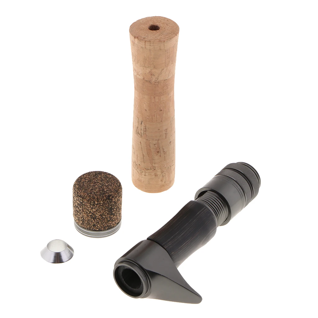 

Fishing Pole Repair Composite Cork Wood Handle With Casting Reel Seat Set Grip Spinning Handle Fishing Tackle Accessories