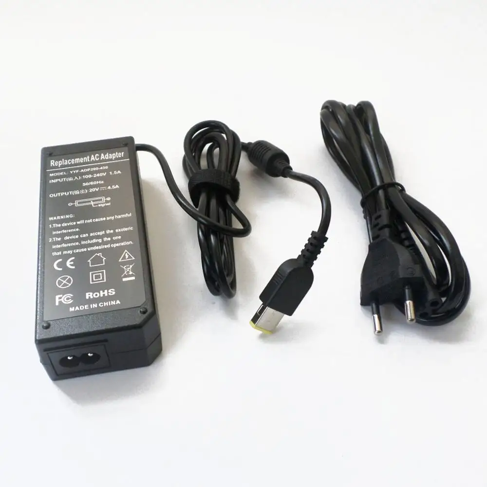 90 Вт AC адаптер питания зарядное устройство для Lenovo Essential B40 30 45 50 70 B50 980 USB разъем с
