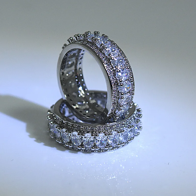 Женское кольцо с бриллиантом 14k серебряное кубическим цирконием S925 пробы