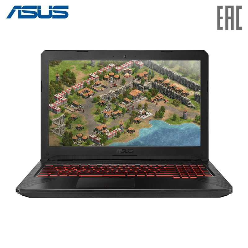 Ноутбук ASUS ROG FX504GM Intel i7 8750H/16Gb/1Tb+128Gb SSD/No ODD/15.6&quot FHD/NVIDIA GeForce GTX1060 6Gb GDDR5/Camera/Wi Fi/Windows 10/Metal