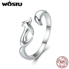 Кольцо женское в виде животного под серебро 100% пробы, CQR478