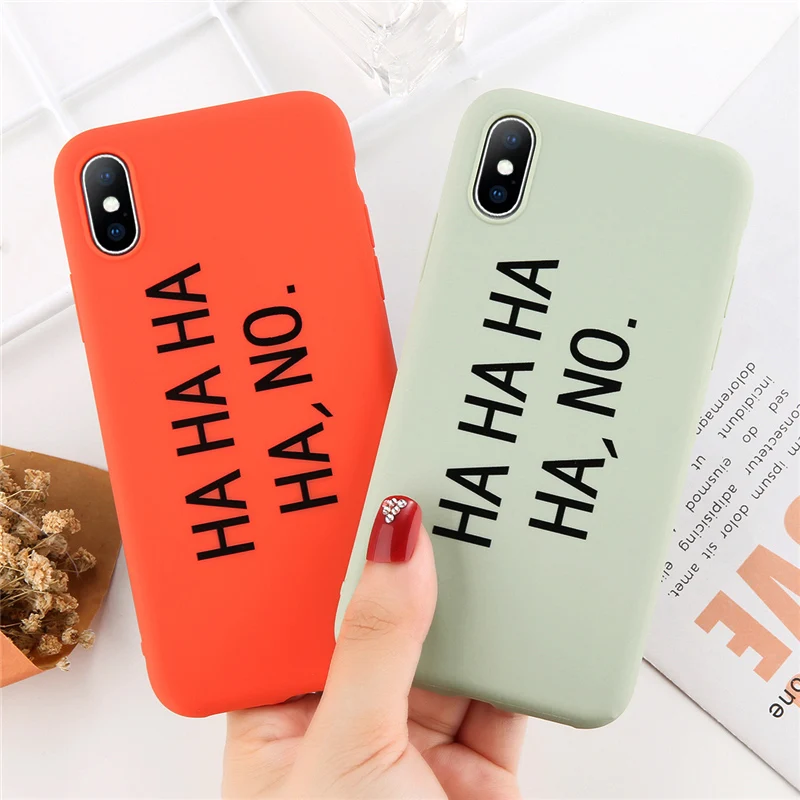 Lovebay Телефон чехол для iPhone 6 6s 7 8 Plus X XR XS Max Модный милый мультяшный буквенный HA без