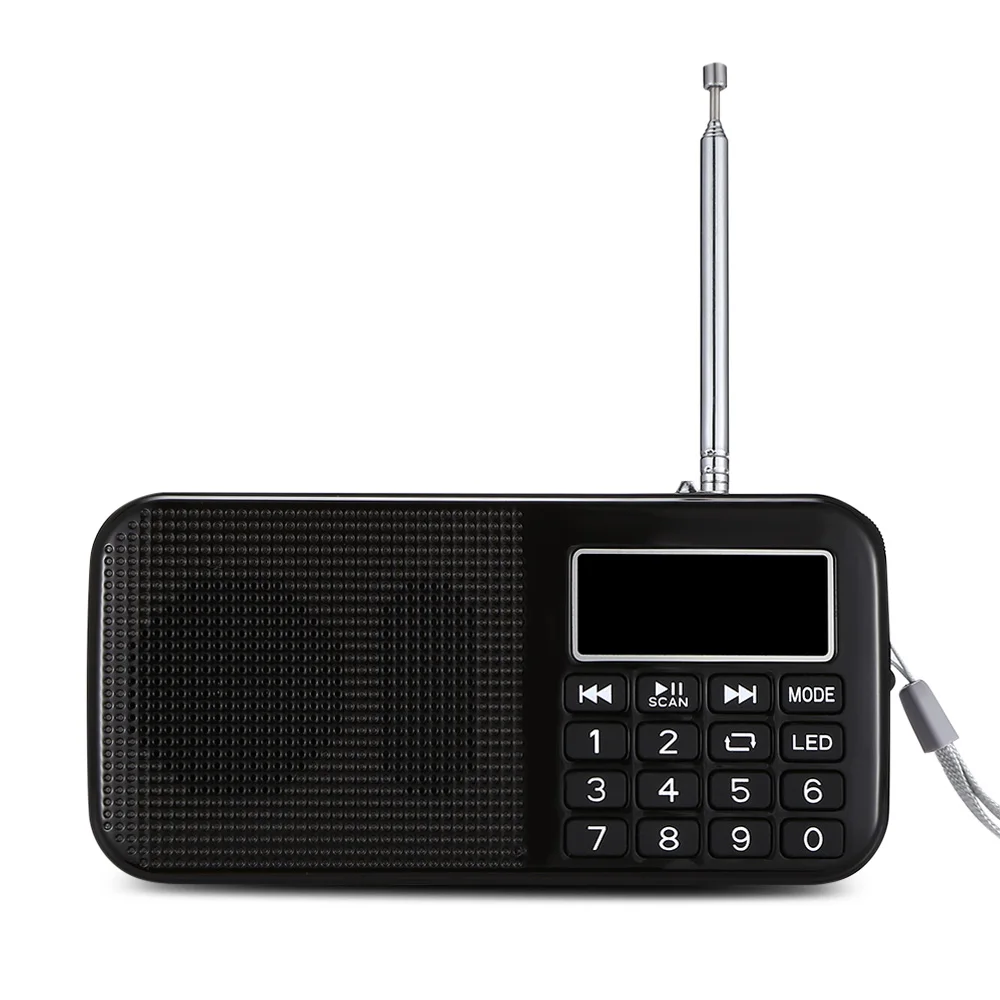 Новый L 558 мини FM радио mp3 плееры цифровой светодиодный экран дисплея динамик