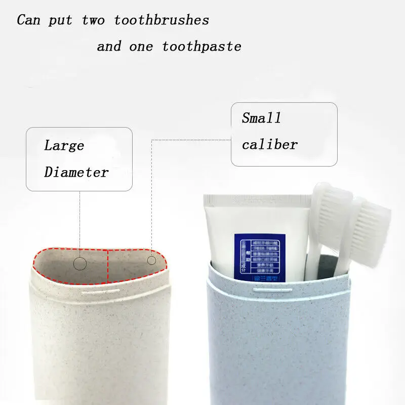 Portable Travel Toothpaste Toothbrush Holder Cap Case Storage Cup Plastic Box | Дом и сад